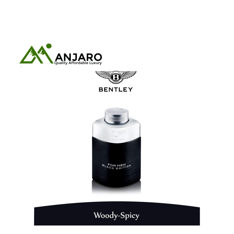 Bentley For Men Black Edition (M) Eau de Parfum 100ML – Bold, Modern & Magnetic