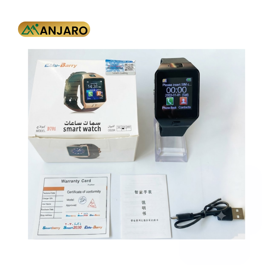 DZ09 Smart Watch Phone 1.44-Inch Display – 2G SIM Bluetooth Smartwatch with 8MP Camera & GPS