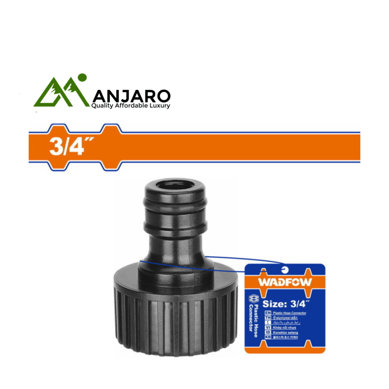 Plastic Hose Connector – Durable 3/4" WQC8E34