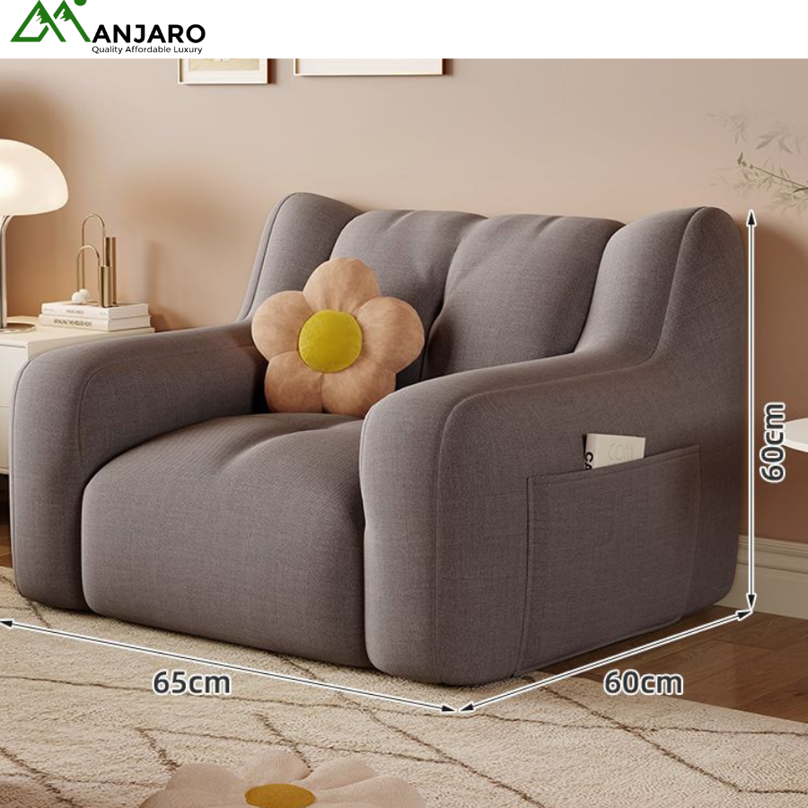 Lazy Sofa Bean Bag Bed Chair – EPS Filling, Multifunctional & Space-Saving Comfort