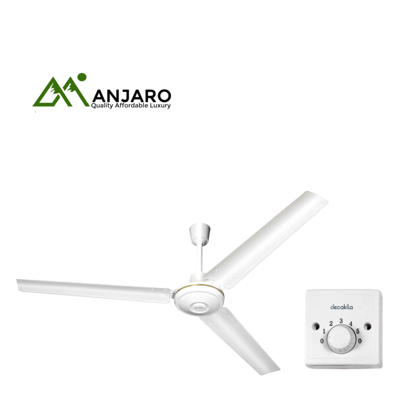 Decakila  Ceiling Fan – 56-Inch 3-Blade Energy KEFC076W