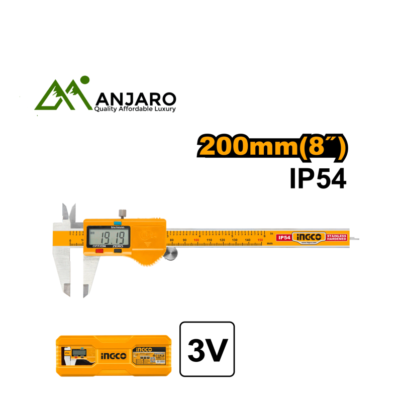 Ingco Digital Caliper – 0–200mm  HDCD28200