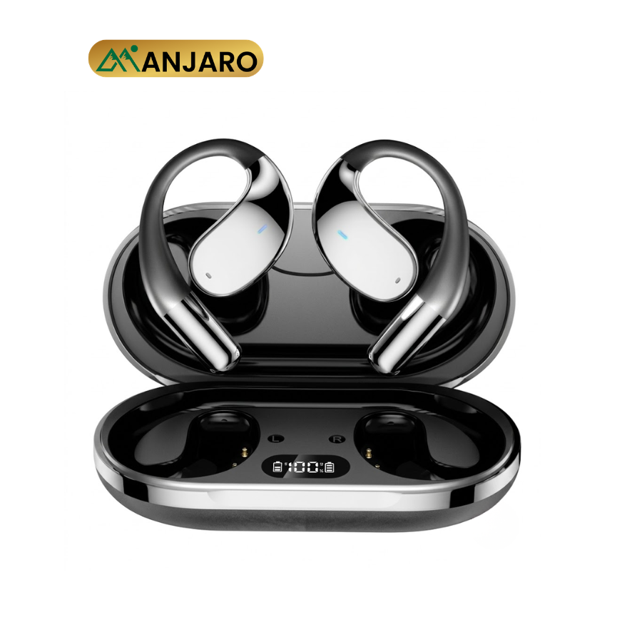 Bluetooth 5.3 Wireless Earbuds with 500–1000mAh Charging Case – Black, White & Light Beige Stereo Earphones  YYk-Q39