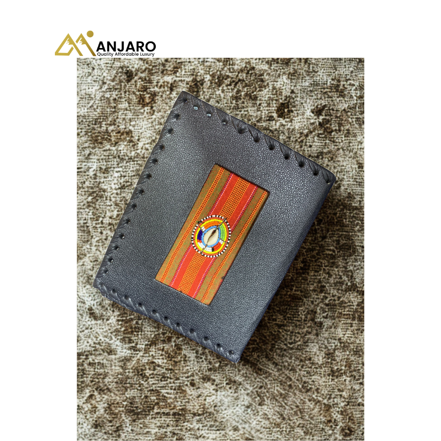 Artisanal Heritage Kente Striped Journal – A5