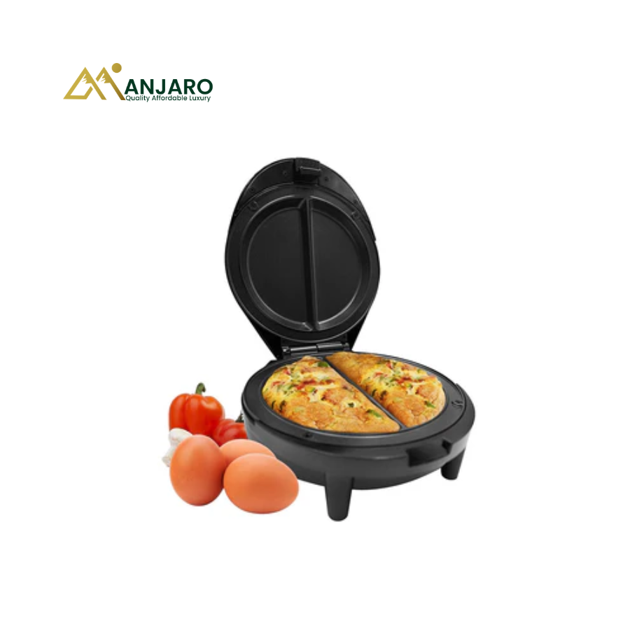 Geepas GOM36535UK Omelette Maker – Dual Non-Stick Electric Egg Cooker for Healthy Breakfasts