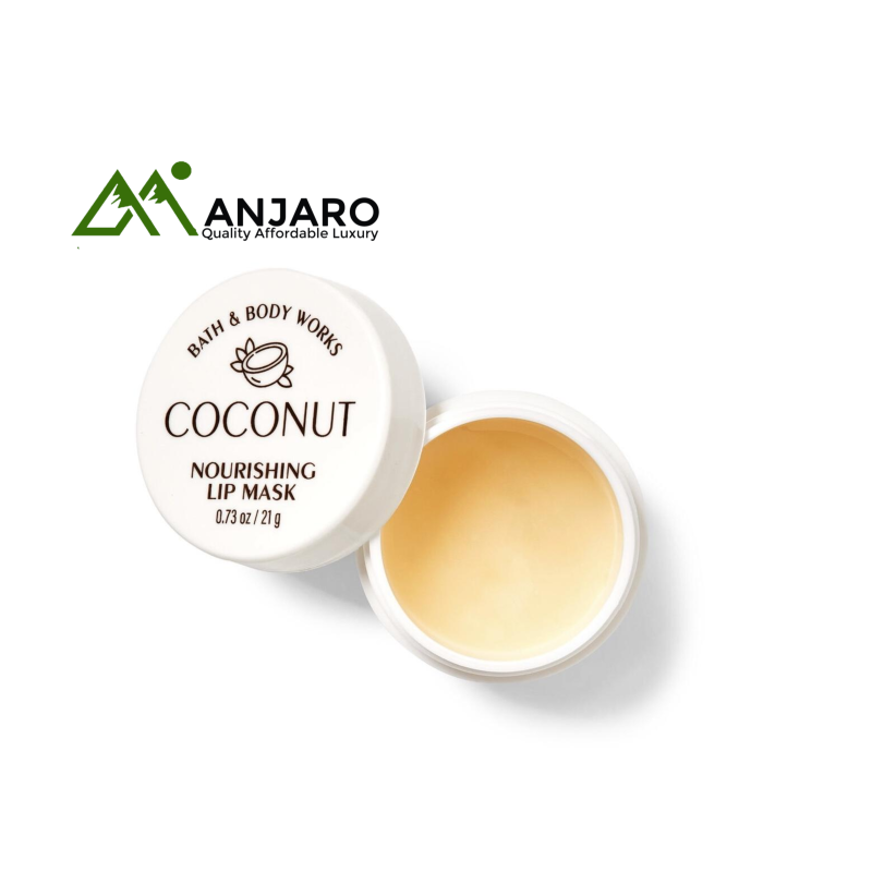 BATH & BODY WORKS Coconut Nourishing Lip Mask – 0.73oz | Deep Hydration with Tropical Coconut for Soft, Restored Lips