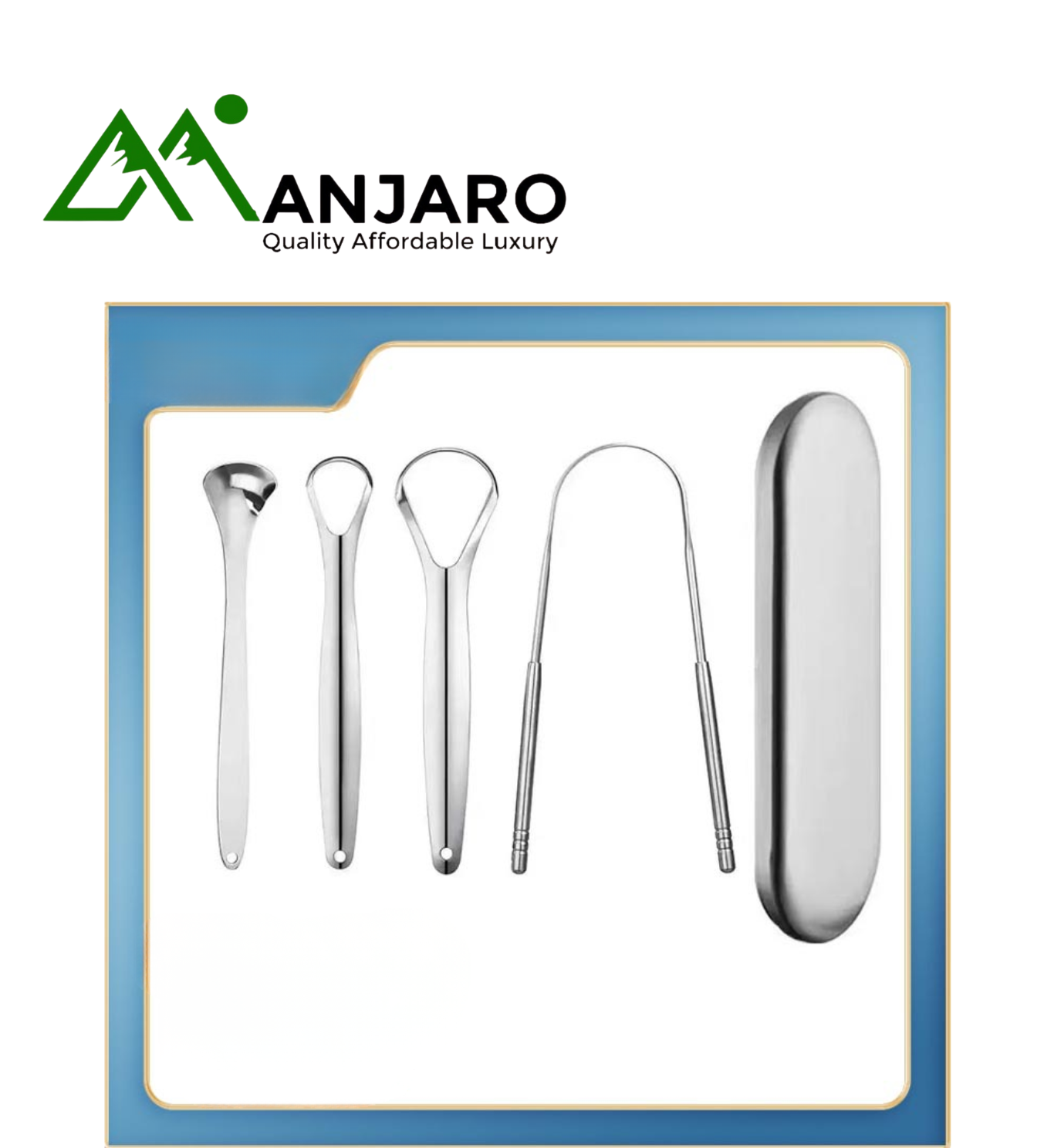 Stainless Steel Tongue Scraper