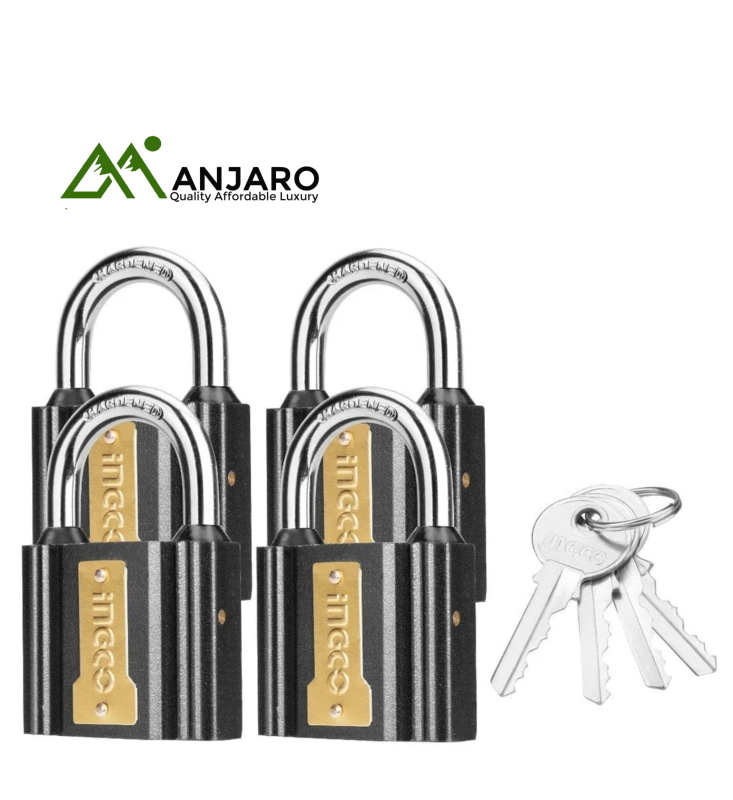 Ingco 4Pcs key-alike Ironpadlock set DIPLK4382
