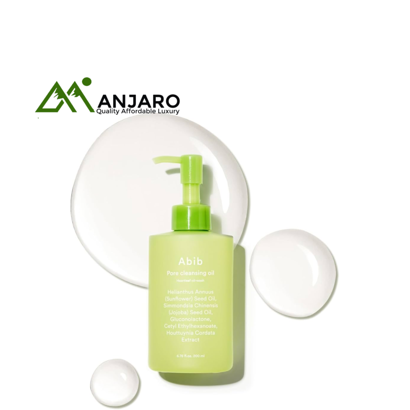 ABIB Heartleaf Pore Cleansing Oil Wash – 200ml | Deep Cleansing & Soothing Care with Heartleaf Extract & Botanical Oils