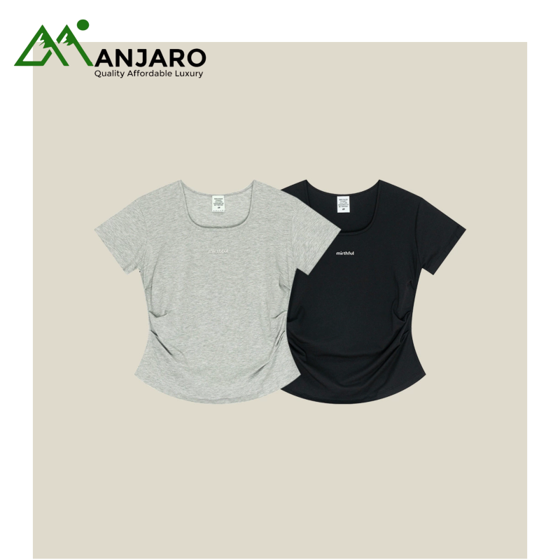 BE Women’s Summer American Miu Style Off-Shoulder Square Collar T-Shirt – 3D Print, Cotton Comfort, Trendy Fit(Shipping Fee Included)