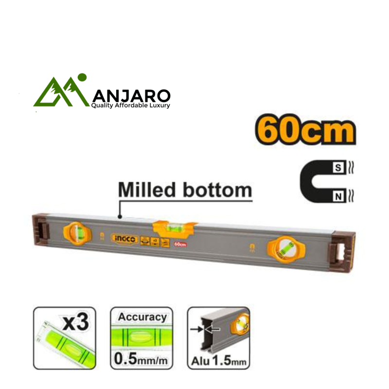 Ingco 60cm Spirit Level HSL38060M