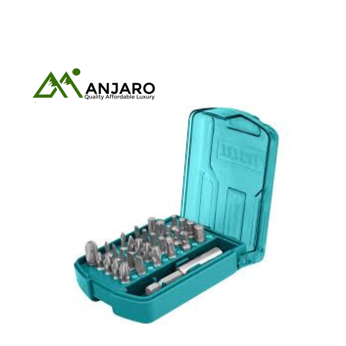 Total TACSD18306 30 Pcs 25mm impact screwdriver bits set