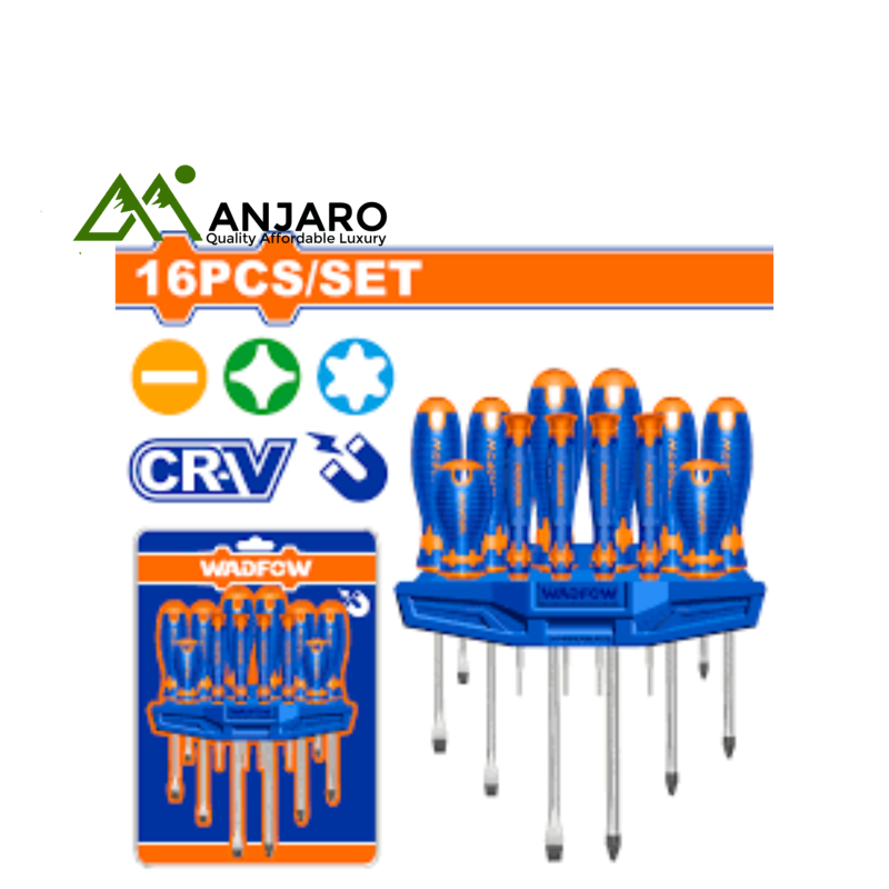 Wadfow  16 Pcs Screwdriver Set WSS1416
