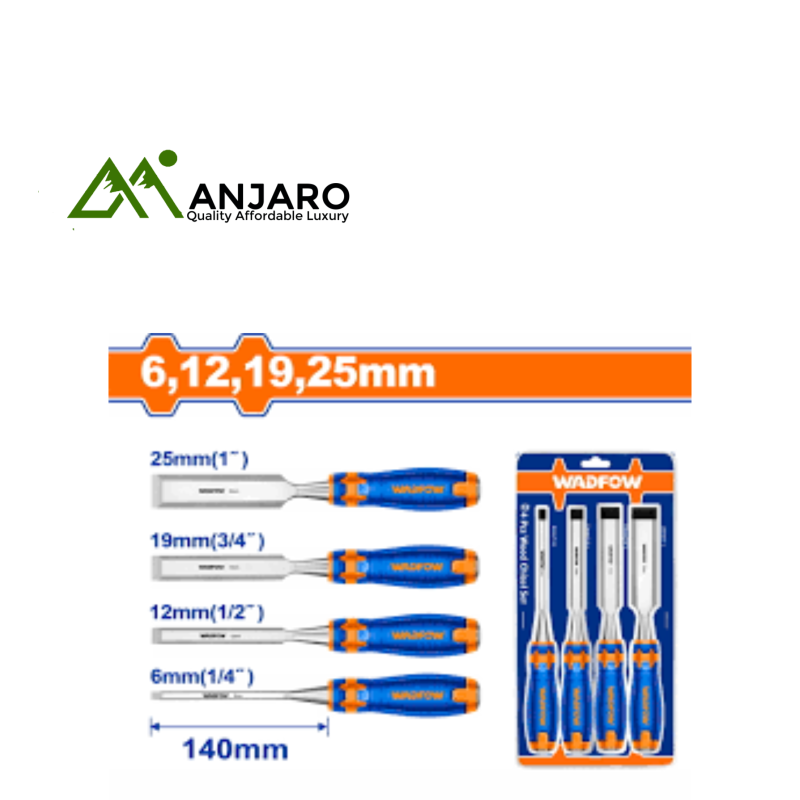 Wadfow  4 Pcs Wood Chisel Set WWC2204