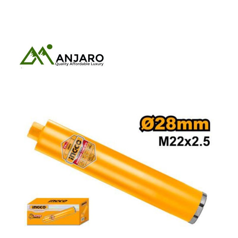 Ingco DCB581528, DCB581228, DCB581028, DCB580828, DCB580658, DCB580528, DCB580288 Diamond Core Bits