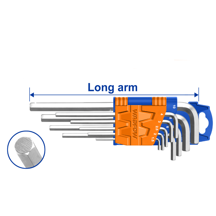 Wadfow WHK2291 Ball point hex key