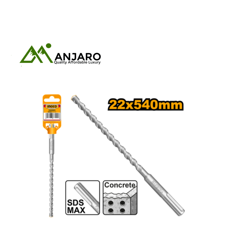 Ingco DBH1241805 & DBH1242205 SDS Max Hammer Drill Bits