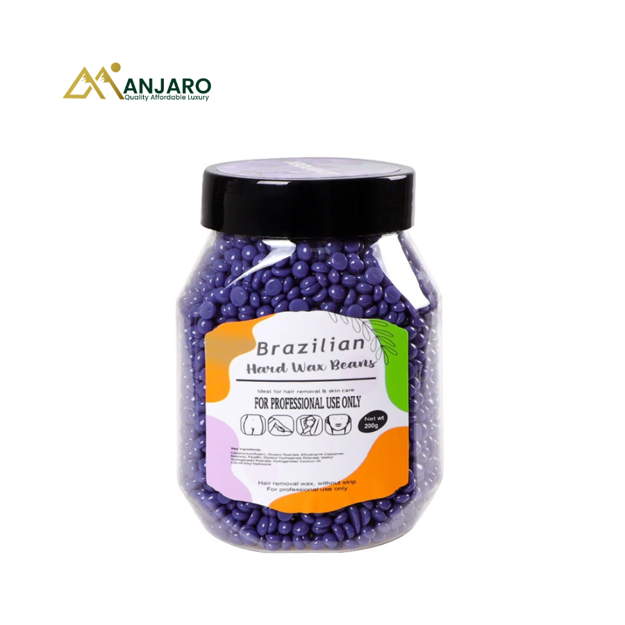 Brazilian Hard Wax Beans (Small) | Smooth Hair Removal Wax Beads for Sensitive Skin & Professional Salon Use