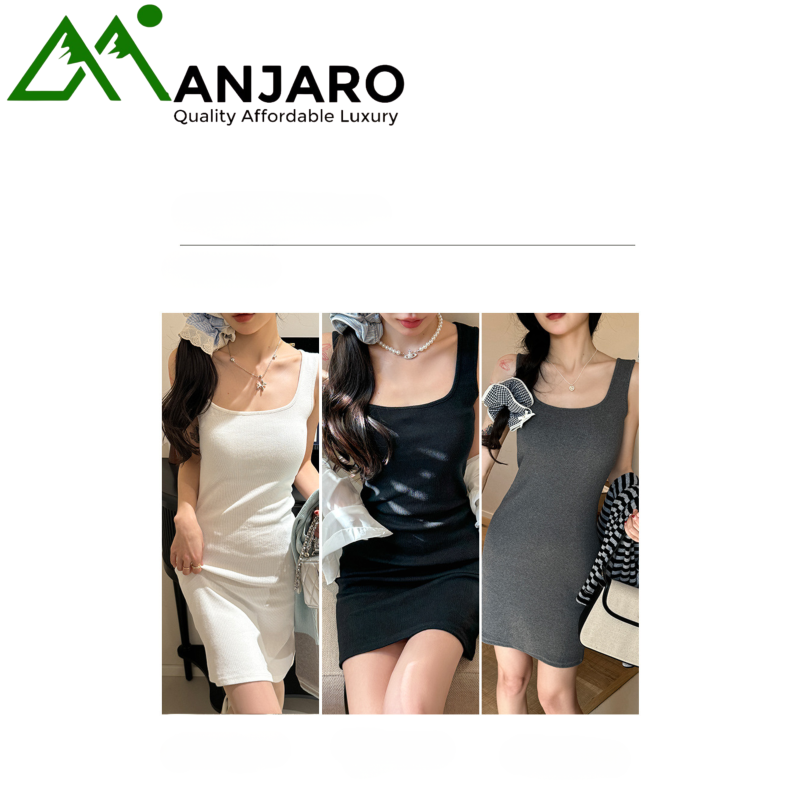 Spring/Summer Bodycon Vest Dress for Women (Shipping fee Included)