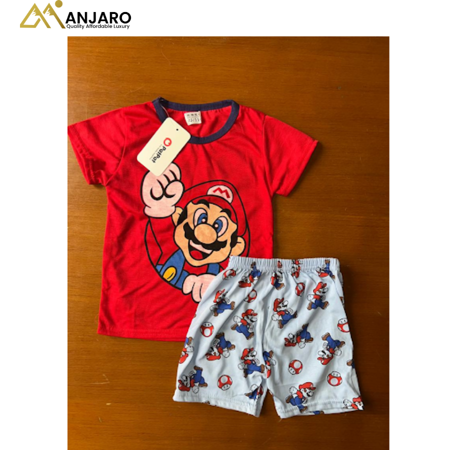 PatPat Super Mario Boys Top and Short Set