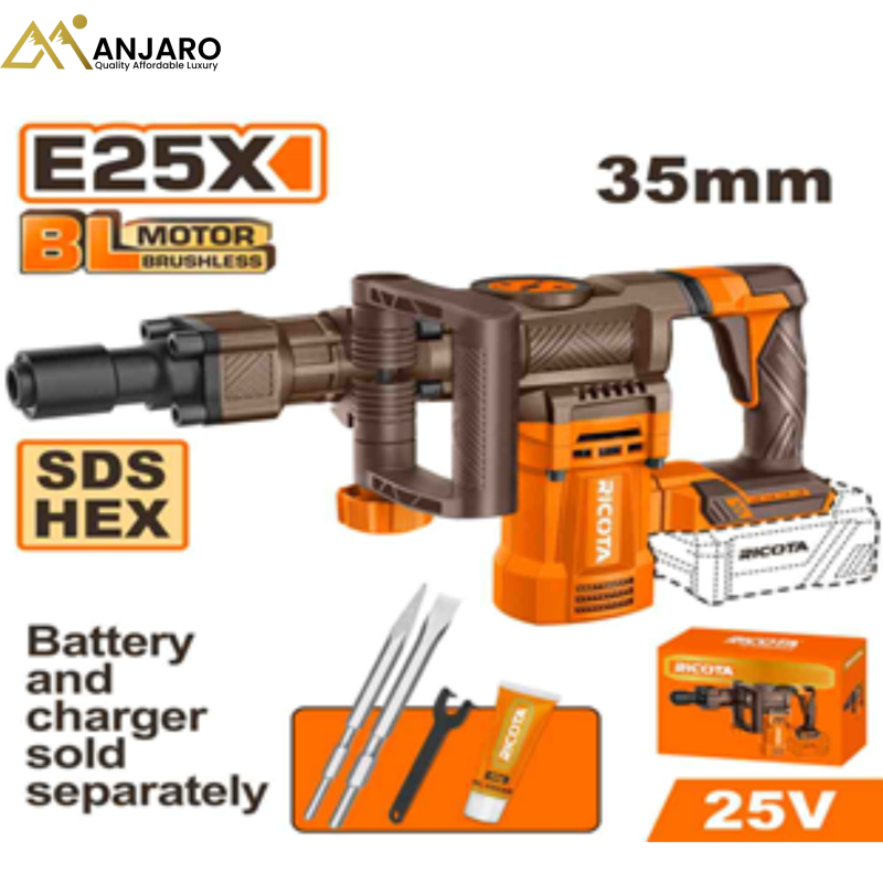 Ricota  Brushless Cordless Demolition Breaker RLLDB2535