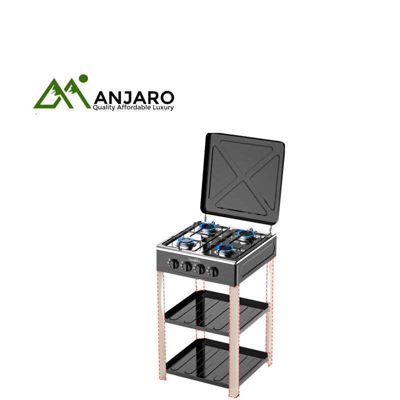 Decakila KMGS018B Gas stove with shelf