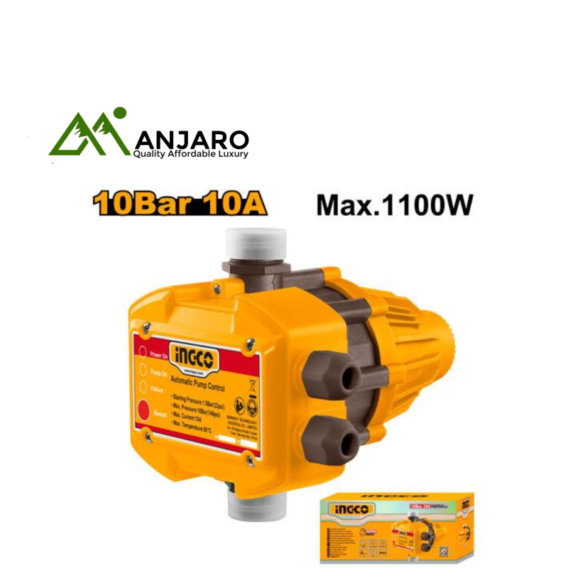Ingco  Automatic Water Pump Control – 220-240V, 1100W WAPSCP12-8