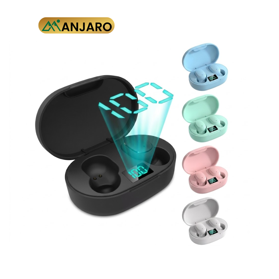 Bluetooth Headset – Black, White, Pink, Blue, Green, 200mAh, 6–8H Call Time, Bluetooth 5.3 – E6S