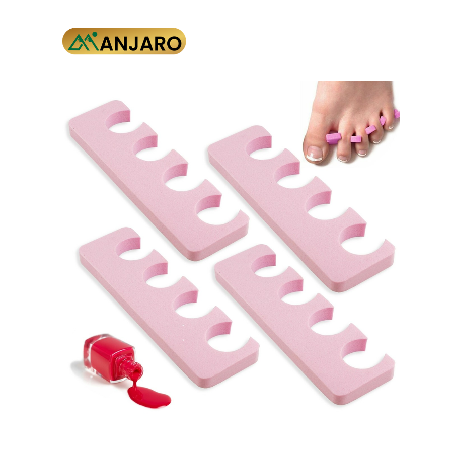 Professional Nail Separator – Soft Foam Toe Separators for Manicure & Pedicure Nail Care