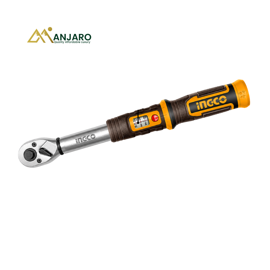Ingco Preset Torque Wrench 1/4" & 3/8" Adjustable Precision Wrench HPTW1425N8/HPTW3860N8