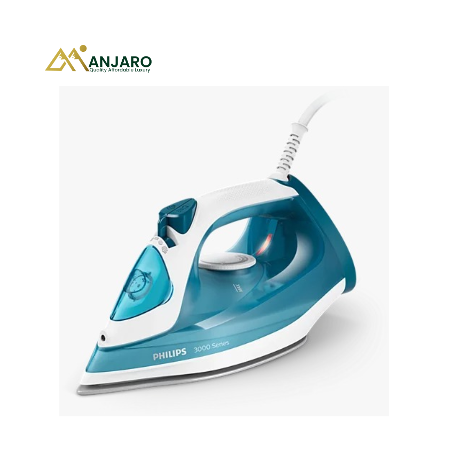 Philips DST3011/26 Ceramic Steam Iron – 2100W, 140g Steam Boost, 300ml Water Tank
