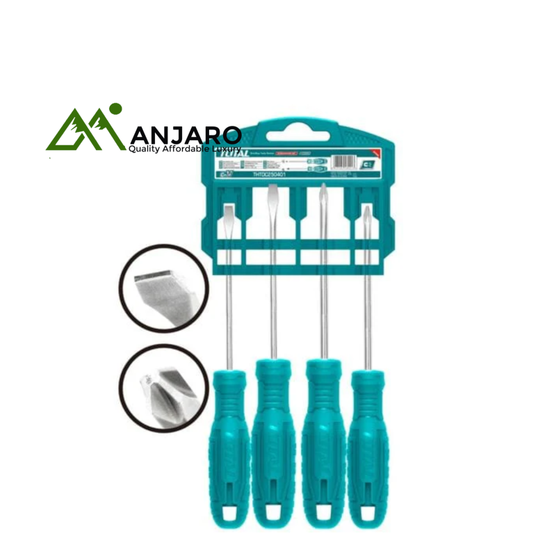 Total 4 Pcs screwdriver set THTDC250401
