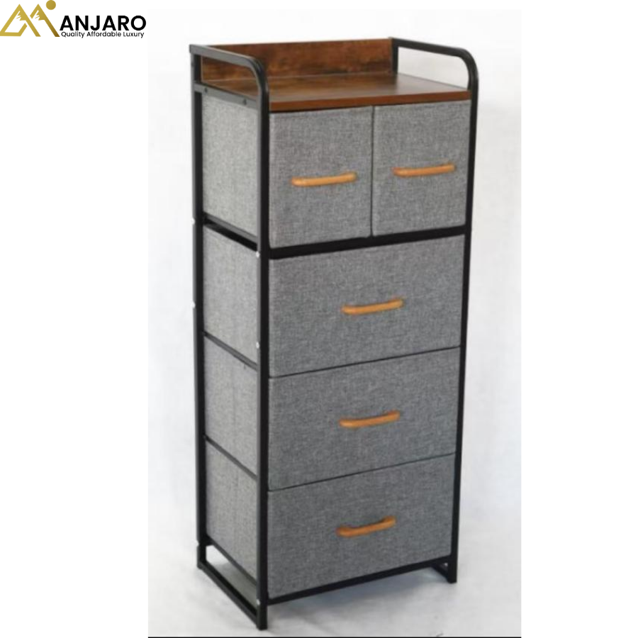 Fabric Drawer Storage Unit – 5-Drawer Organizer