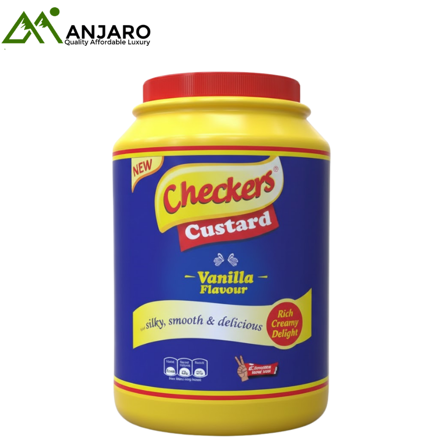 Checkers Custard – 1kg Bottle | Rich, Creamy, and Delicious Dessert Treat