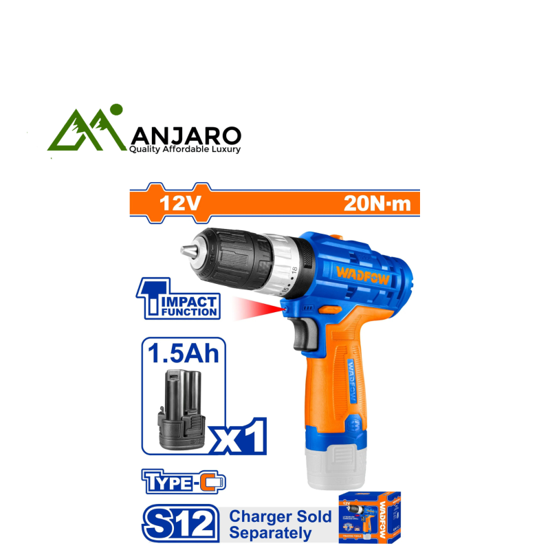 12V Cordless Impact Drill WCDS540