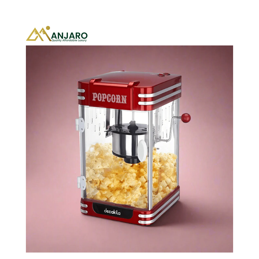 DECAKILA Kettle Popcorn Maker 310W 2.5oz Cinema Style Popcorn Machine KETT019R