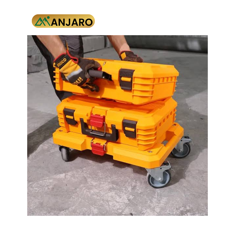 Ingco Tool Box Stackable PP Plastic Organizer  19" 15kg Capacity PBXS102
