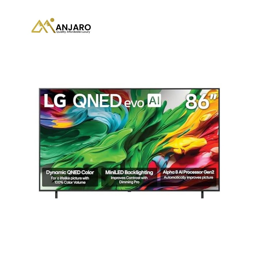LG 75QNED86T6A 75" QNED 4K Smart TV – Quantum Dot NanoCell, AI Processor, Mini LED & Premium Cinema Display