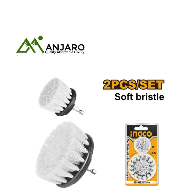 Ingco WCBS3235 2 Pcs Soft bristle brush set