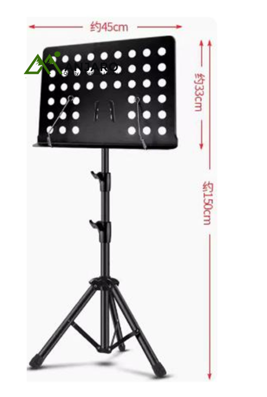 A11A Adjustable Music Stand with 45×35cm Panel