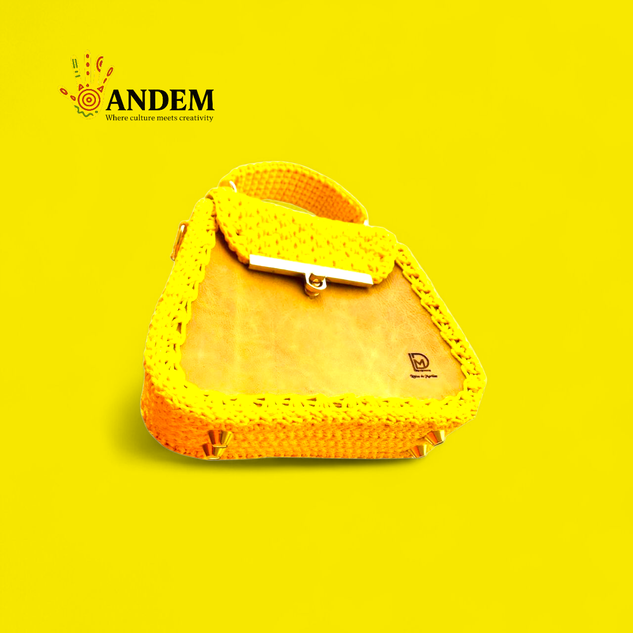 Amina Bag - Crochet & Leather