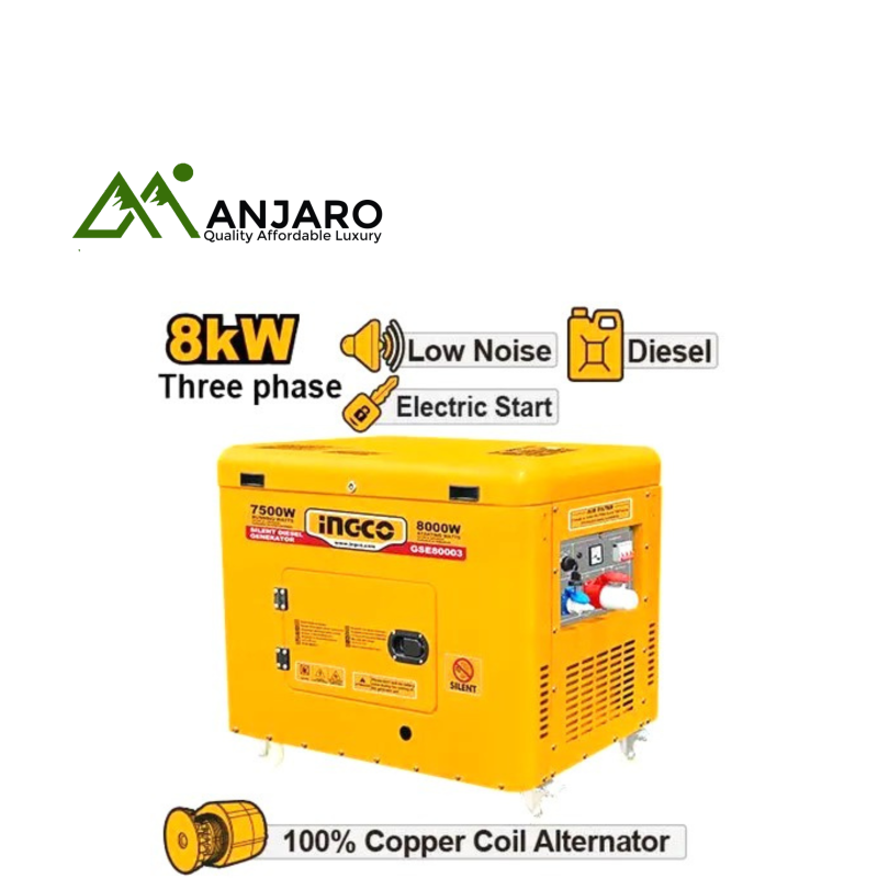 Ingco GSE80001 Inverter gasoline generator-15.0HP