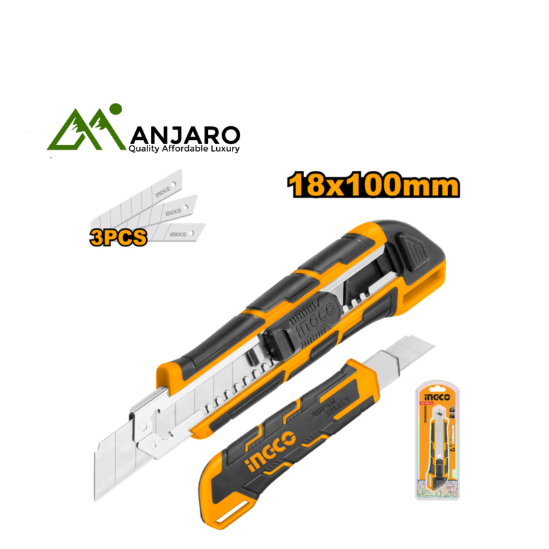 Ingco Snap-off Blade Knife – 18mm x 100mm  HKNS28035