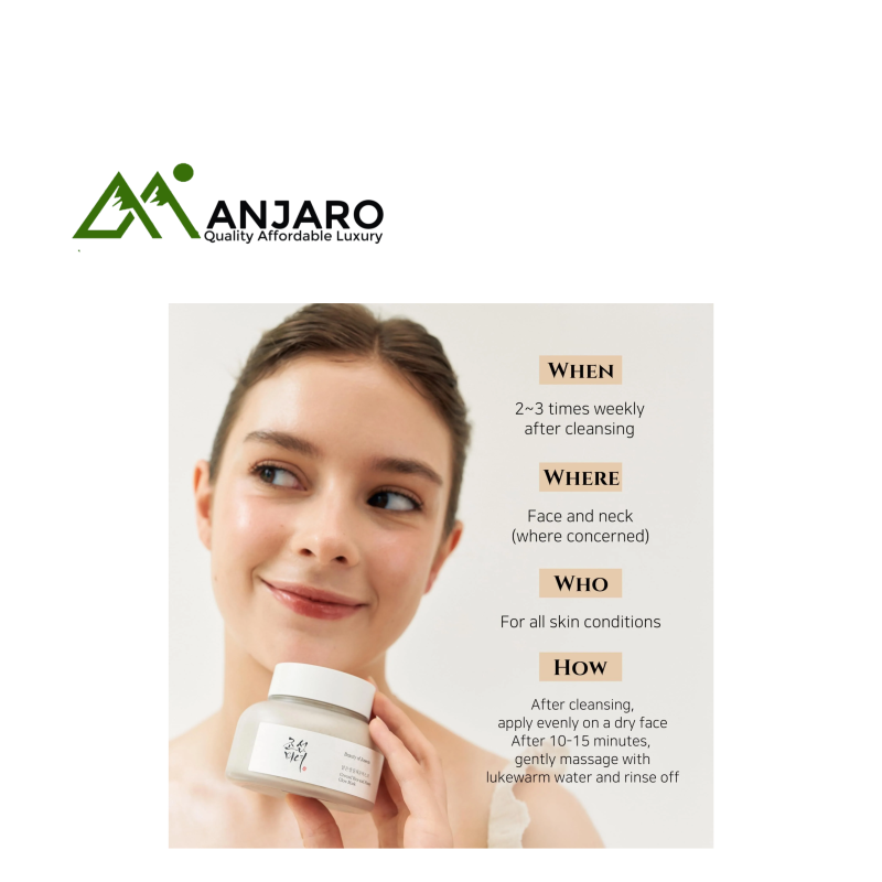 BEAUTY OF JOSEON Ground Rice and Honey Glow Mask – 150ml | Nourishing Wash-Off Mask for Radiance & Smooth Texture