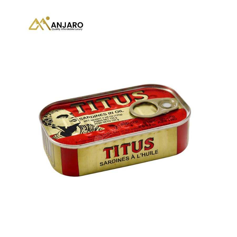 Titus Sardines in Tomato Sauce – 125g (50 Pack)