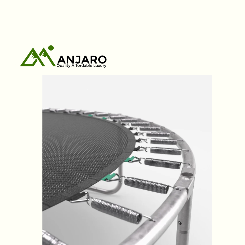 Trampoline 240 with Netting – 2.4m Safe Outdoor Trampoline, Tool-Free Assembly for Fun & Fitness