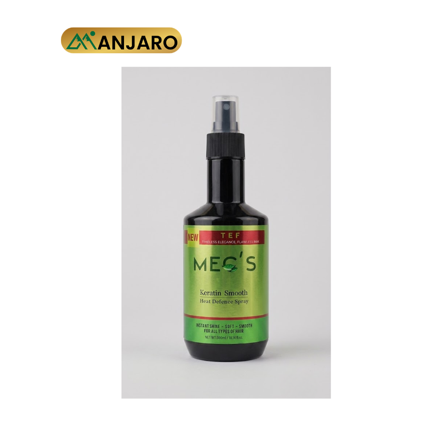 Mecs Keratin Smooth Heat Defence Spray – Hair Heat Protectant for Smoothness, Repair & Styling Protection