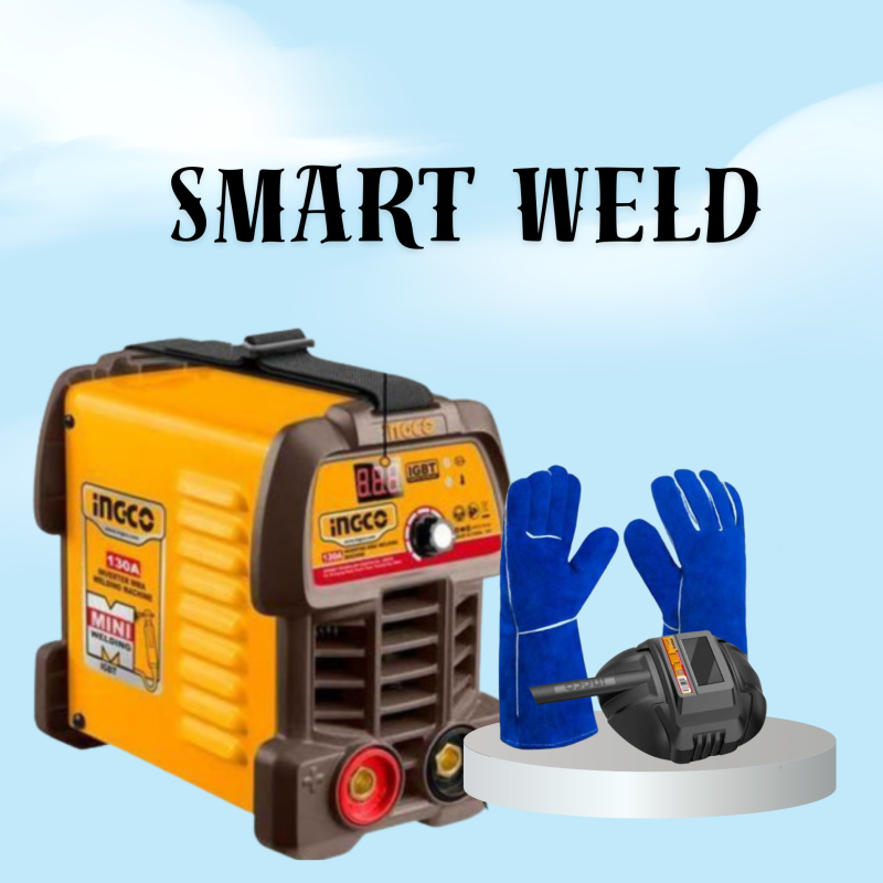 Smart Weld – Ingco Welding Gloves, Mask & MMA Inverter Welding Machine
