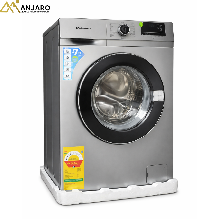 Binatone Full-Auto Front Load Washing Machine – 7kg, 8kg & 12kg Capacity