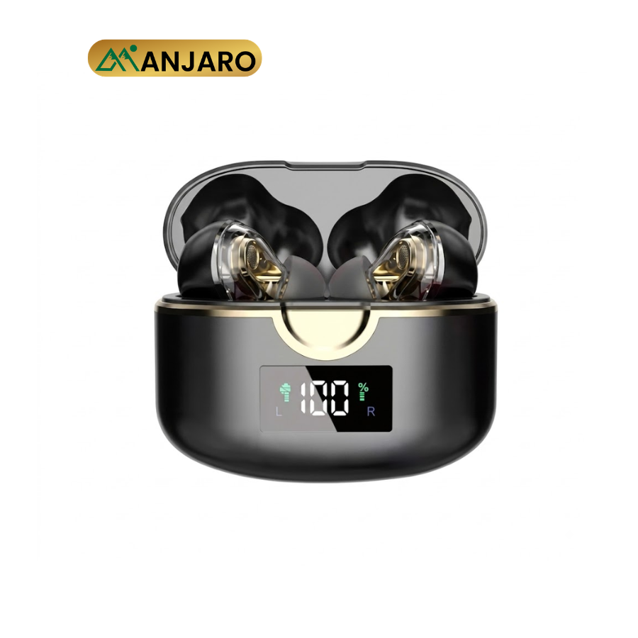 Bluetooth Headset Bluetooth Version 5.3 – Black, White & Pink, 6–8H Call Duration, 500mAh Battery T22